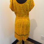 Pink republic  Yellow Floral Boho Mini Dress – Size M Photo 2