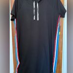 Xersion Women’s Black Plus Athleisure Pullover Striped Hoodie Dress -NWT -XXL Photo 0
