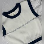 Anthropologie Layered Pop| Sweater Top - White/Black Photo 7