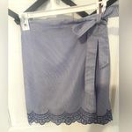 Rebellion Wrap skirt, blue and white new without tags Photo 0