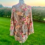 Thalia Sodi  Mixed Print Open Front Kimono Photo 9