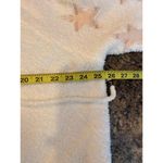 POL Sherpa Plush Pullover Hoodie White with Distressed Peach Stars on Arms Small Photo 7