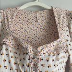 Free People  Floral Print Blouse Long Sleeve Top Photo 10