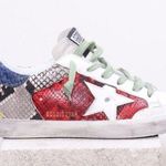 Golden Goose Superstar Sneaker Multi Color Snake White Star Size 41 or US 11 Photo 0