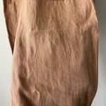 Athleta  Chambray Orange Tan Cabo Linen Wide Leg Pants Womens Size 4 Photo 10