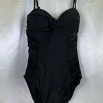 Old Navy  Black 1 Piece slimming Swim Suit Small Photo 0