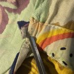 Noonday Collection Papaya Print Kimono Robe 3/4 Sleeve Pockets M/L Resort Beach Size L Photo 8