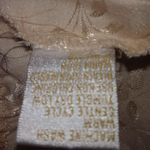 Beautiful M Floral Etched Satin Gold Lounge Pajama Pants Size M Photo 4