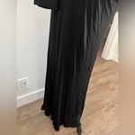 Emilio Pucci Black & Gold Long Sleeve Maxi Cocktail Evening Gown Size 42 Photo 11