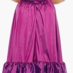 Mac Duggal NWOT  Metallic One-Shoulder Ultra Violet Ruffle Hem Gown sz 20 w Photo 1