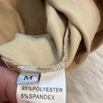 Halara Stylish Tan and Brown Dress size M length 27” bust 26” open back Photo 5