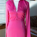 Camila Coelho Pink Silk Dress with Back Cutout Photo 2