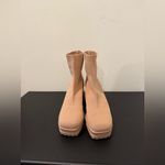 Marquise Beige Knit Platform Slip Photo 2
