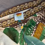 Farm Rio NWT Sand Foliage Sketch Euroflax™ linen Midi Skirt Photo 7