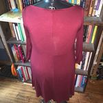 Lulus Lulu’s maroon knit flowy 3/4 length sleeve dress Photo 1