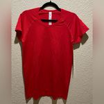 Lululemon  NWT Swiftly Tech Short Sleeve 2.0 Red Hip Length Size 10 Photo 2