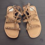 DV by Dolce Vita Jolicka Cognac Sandals Studded Criss Cross Women’s Size 7 Tan Photo 3