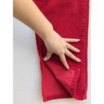 BDG Urban Outfitters Women's Corduroy Jeans Slim Straight Leg High Rise Red 29 Photo 5