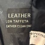 EXPRESS Vintage 90s Leather Bomber Jacket Photo 5