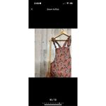 Floral denim overall dress Pink Size M Photo 9