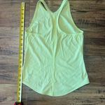 Lululemon Neon Ribbed Yellow Women’s Tank EUC Photo 4