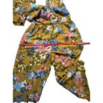 Band of Gypsies Floral Wide Leg Jumpsuit Romper XS Multicolor V-Neck Casual Photo 8