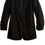 LC Lauren Conrad Lauren Conrad Button-Front Oversized Black Blazer – Size XL Photo 3