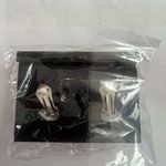 Vintage FA Vibrant Blue and Red Crystal Clip Photo 2