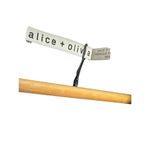 Alice + Olivia  Salina Plunging V-Neck Tie Waist Maxi Black Dress Size Medium NEW Photo 6