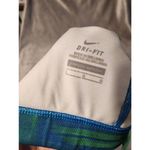 Nike  DRI-FIT L Blue Green RACER BACK SPORTS BRA Photo 2