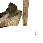 Tommy Bahama Espadrille Wedge Sandals Tie Up Leg Linen Women Shoes Size 6 Photo 7