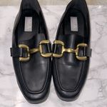 MIA  Black Loafers with Gold Accent size 7 1/2 Photo 1