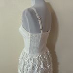 Amanda Uprichard  white confetti lace fit and flare dress NEW MEDIUM Photo 3