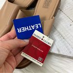 NWT Deadstock Vintage Faded Glory Leather Slide Sandals Size 6 Tan Photo 5