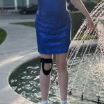 Macy's Blue Homecoming Dress Photo 1