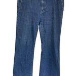 Eddie Bauer VTG Wide Leg Jeans Women’s Size 14 R Blue Denim Medium Wash Photo 0