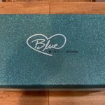 Betsey Johnson Blue SB-Mari Dressy Heels Black Rhinestones Size 5 Wide NIB Photo 13