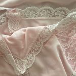 Vintage German‎ Baby Pink Slip Lace Dress SIze Small Photo 3