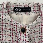 ZARA  Long Tweed Blazer Multicolored Photo 8