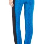BCBGMAXAZRIA  Monique Pants Straight Slim Fit Blue/Black Size XXS BEW Photo 2