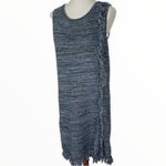 Anthropologie Holding Horses Knit Dress Small Blue Sleeveless Midi Photo 4