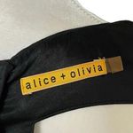 Alice + Olivia  Tatum T-Back Mini Black Dress XS Photo 3