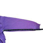 BP NEW Womens Cropped Large V-Neck Crop Organic Cotton Blend Sweatshirt Purple Photo 2