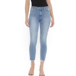 Paige  Hoxton‎ Crop Blue Jeans Womens 31 Distressed Raw Hem Denim Trendy Comfort Photo 1
