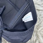 J.Crew Black Twist Bandeau Bikini Swim Top women’s size Small D Cup Photo 3
