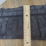 Black Clutch with Silver Metallic Thread Express Black Zip-Up Clutch Bag Photo 5