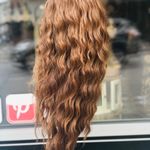 Copper Brown Beach Waves Long Lacefront Wig 2020 Photo 4