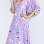 Plenty by Tracy Reese Puff Sleeve Tie‎ Waist Dress Size XS Pink Photo 0