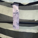 Alya Black & White Zebra Stripe Sleeveless Blouse - Size M Photo 2