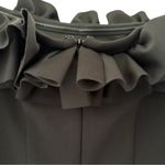 XScape Evenings Ruched Ruffle Scuba Crepe Jumpsuit Sold Out Online Size 8 Black Photo 6